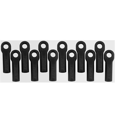 Rpm Products RPM RPM80512 Long Rod Ends for Traxxas .1 Vehicles - Black RPM80512